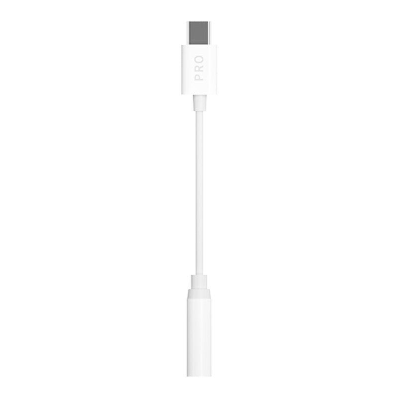 Audio adapteris Dudao L16CPro USB-C to 3.5mm baltas