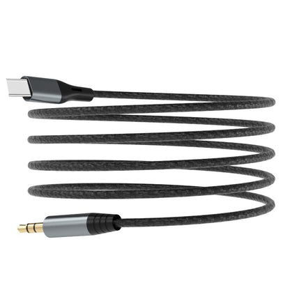 Audio kabelis Dudao L11ProT USB-C to 3.5mm 1.0m juodas