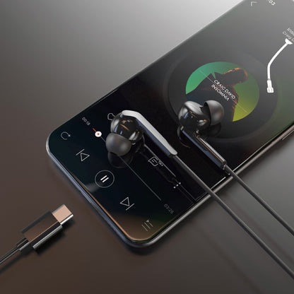 Ausinės Dudao X3C+ USB-C juodos