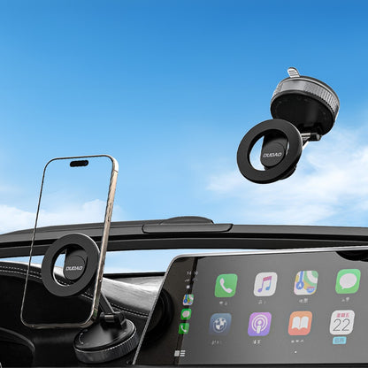 Automobilinis telefono laikiklis Dudao F24X MagSafe (dashboard/windshield) juodas