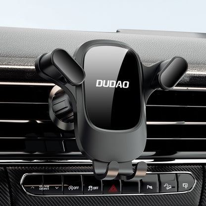 Automobilinis telefono laikiklis Dudao F5PRO (air vent) juodas
