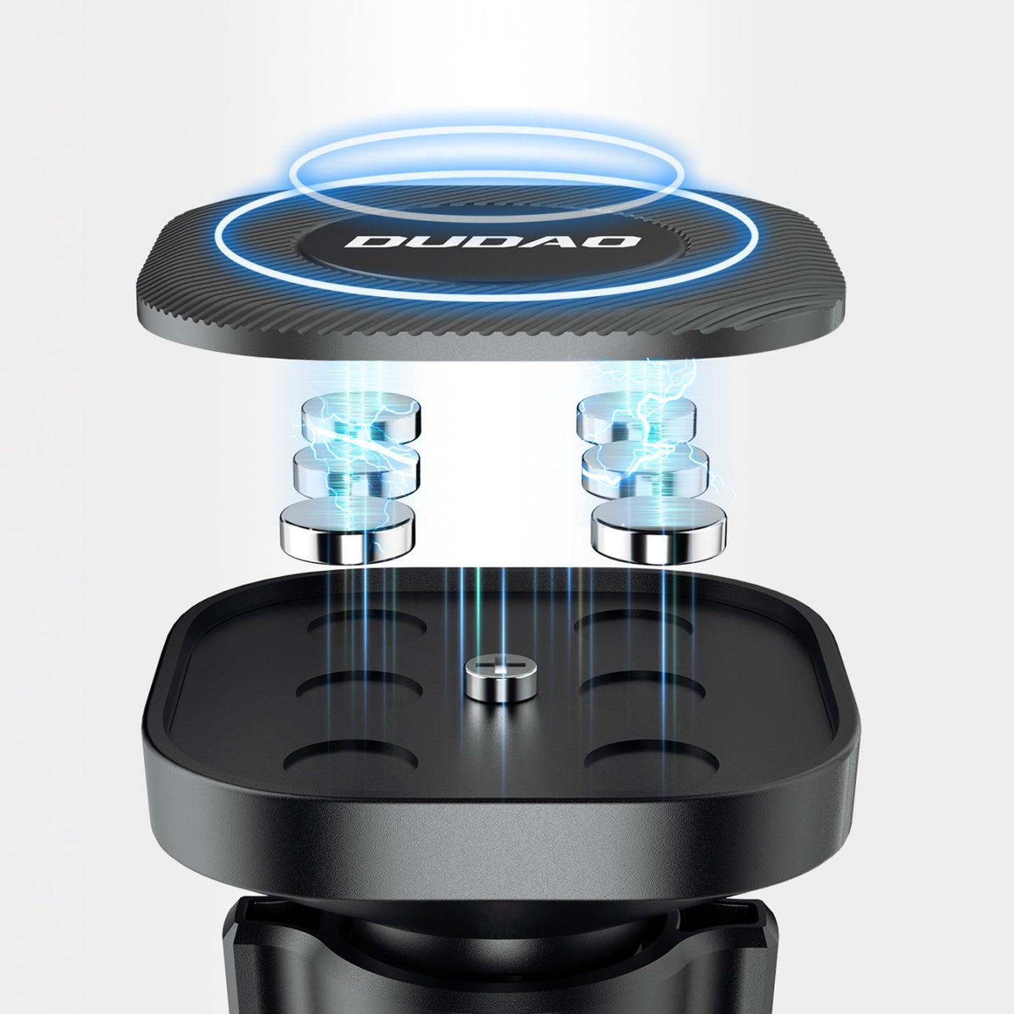 Automobilinis telefono laikiklis Dudao F6+ (air vent) juodas