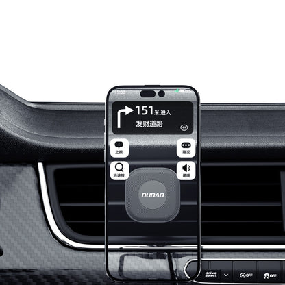 Automobilinis telefono laikiklis Dudao F6+ (air vent) juodas
