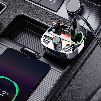 FM bangų moduliatorius Dudao R2PRO+ 25W USB-C/2xUSB-A