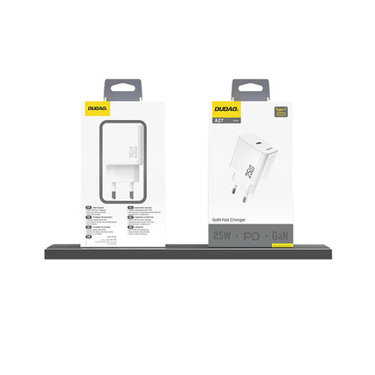 Įkroviklis Dudao A27 GaN 25W USB-C baltas