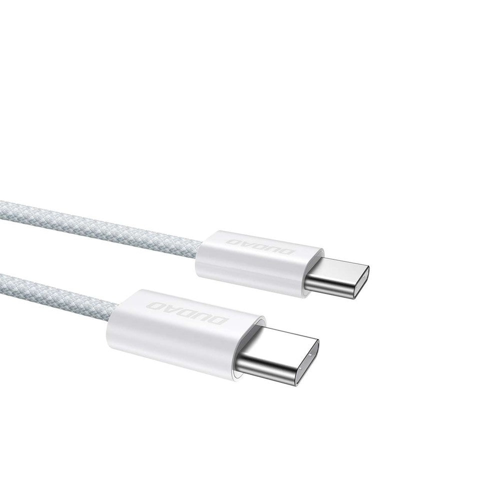USB kabelis Dudao L6C USB-C to USB-C 60W 2.0m baltas
