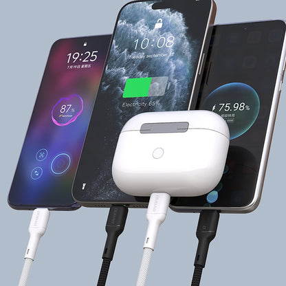 USB kabelis Dudao L9C USB-C to USB-C 65W 2.0m juodas