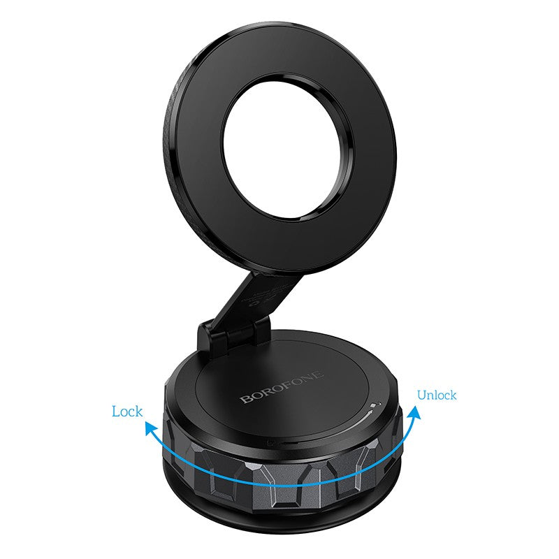 Automobilinis telefono laikiklis Borofone BH140 MagSafe (universal) juodas