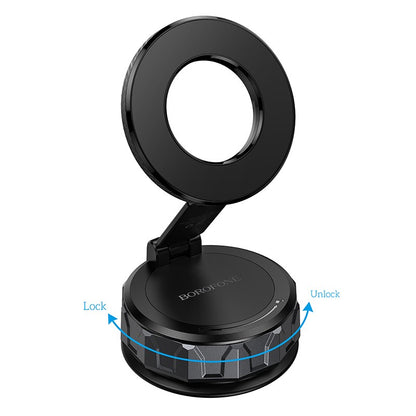 Automobilinis telefono laikiklis Borofone BH140 MagSafe (universal) juodas