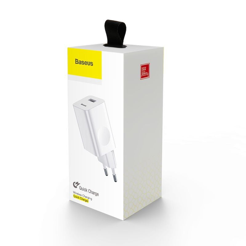Įkroviklis Baseus Quick Charger 24W USB-A baltas CCALL-BX02