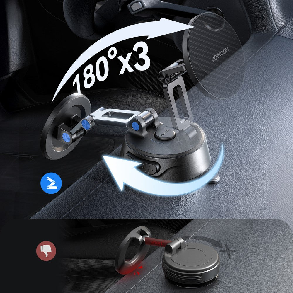 Automobilinis telefono laikiklis Joyroom JR-ZS510 (dashboard) juodas