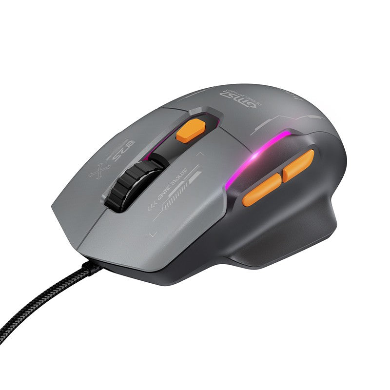 Laidinė pelė Hoco GM52 RGB Gaming juoda/pilka