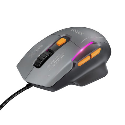 Laidinė pelė Hoco GM52 RGB Gaming juoda/pilka