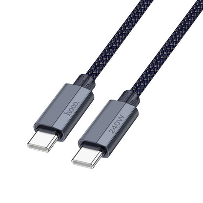 USB kabelis Hoco U134 240W USB-C to USB-C 1.8m juodas