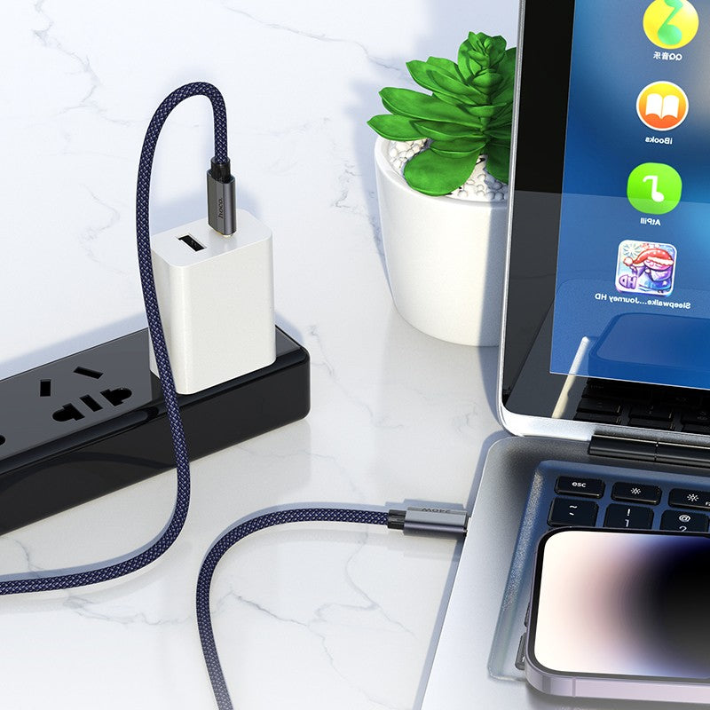 USB kabelis Hoco U134 240W USB-C to USB-C 1.8m juodas