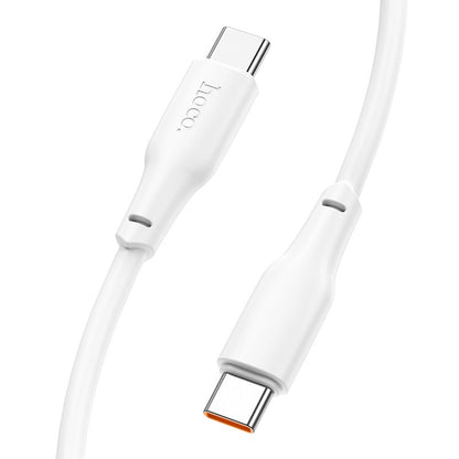 USB kabelis Hoco X93 100W USB-C to USB-C 1.0m baltas