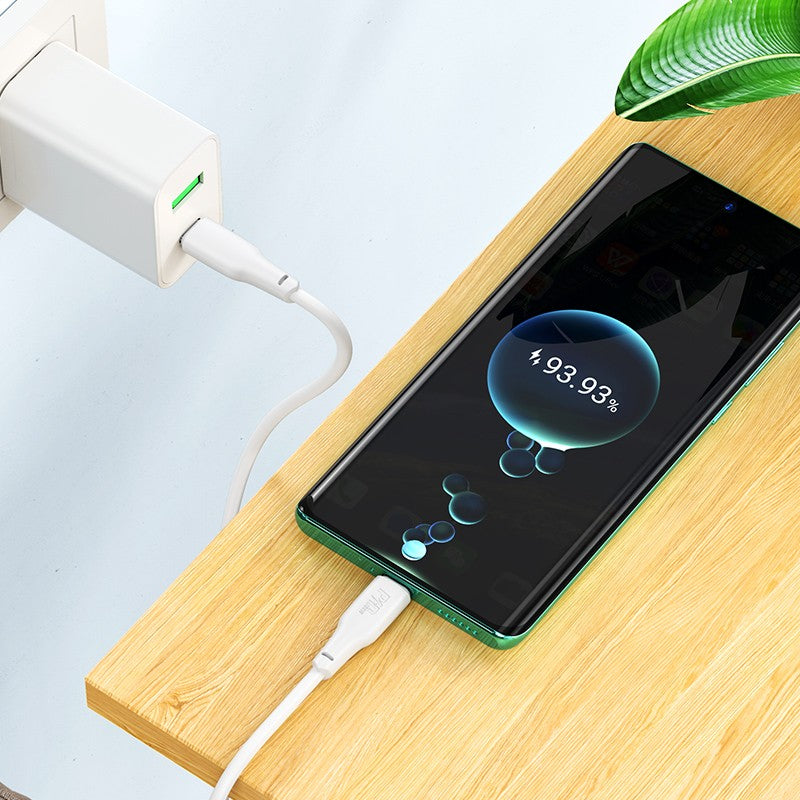 USB kabelis Hoco X93 100W USB-C to USB-C 1.0m baltas