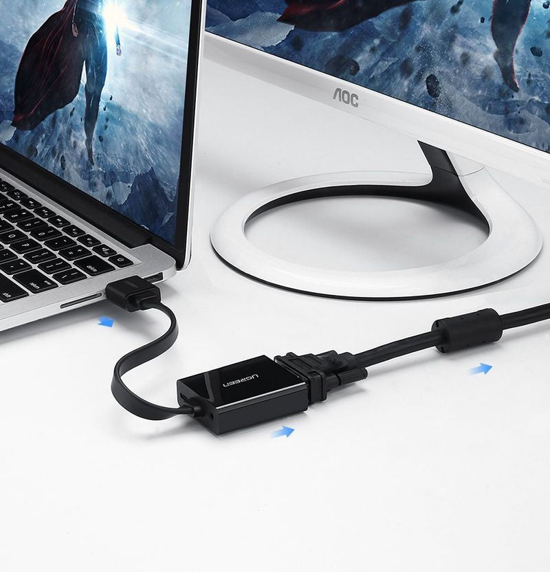 Adapteris Ugreen MM103 HDMI to VGA (40248)