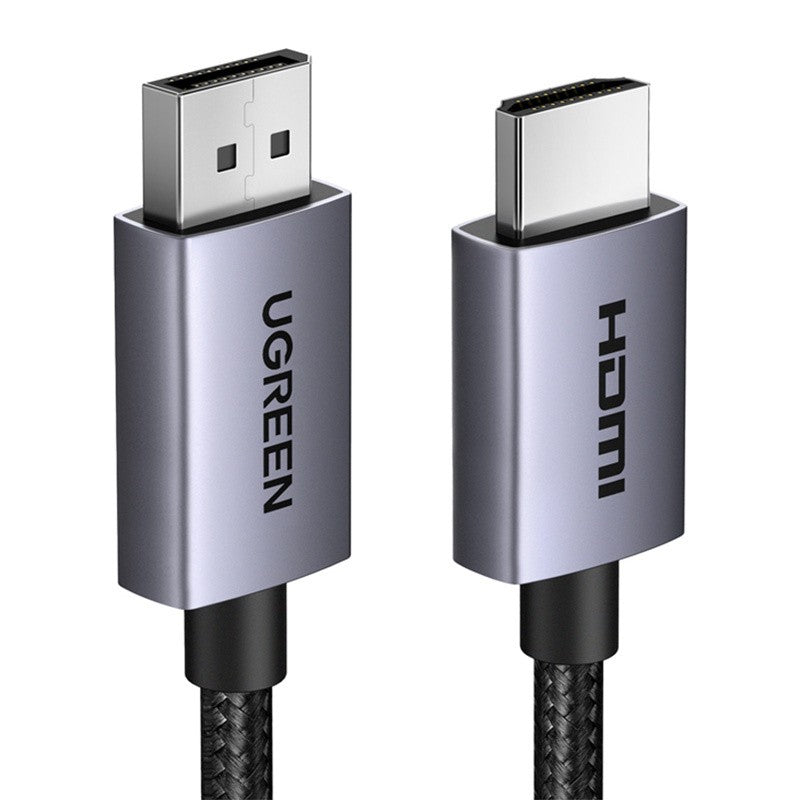 Kabelis Ugreen DP125 DisplayPort to HDMI (4K@30Hz) 2.0m juodas (35842)