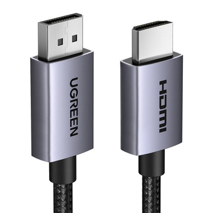 Kabelis Ugreen DP125 DisplayPort to HDMI (4K@30Hz) 2.0m juodas (35842)