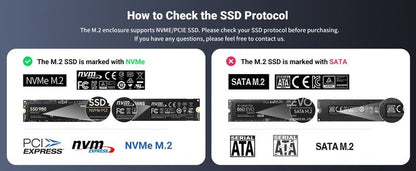 Kietojo disko korpusas Ugreen CM400 SSD M.2 NVMe 10Gb/s USB-C 3.1 Gen2 juodas