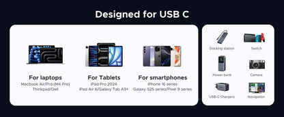 USB kabelis Ugreen L706 USB-C USB4 240W 80Gbit/s 16K@60Hz Thunderbolt 4 1.0m juodas (65383)