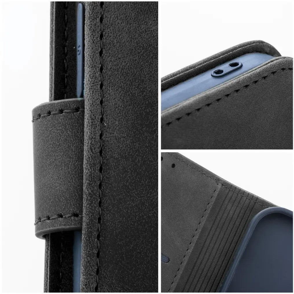 Dėklas Tender Book Samsung A165 A16 4G/A166 A16 5G juodas