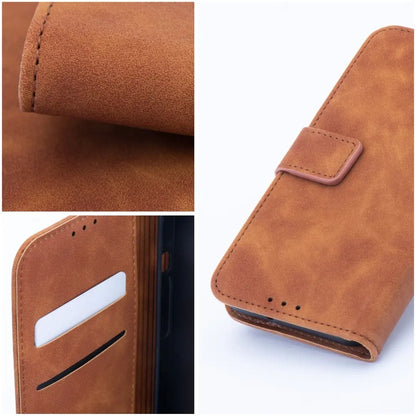 Dėklas Tender Book Samsung A165 A16 4G/A166 A16 5G rudas