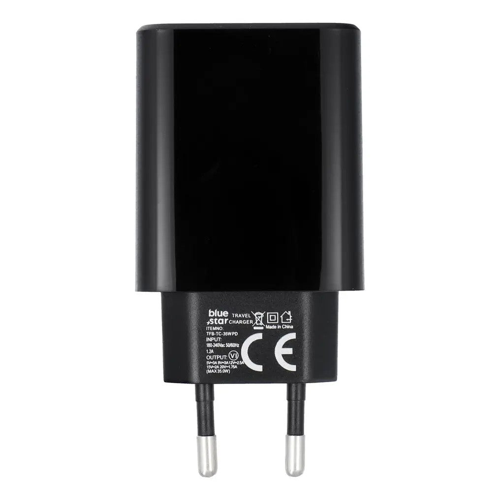 Įkroviklis Blue Star 35W USB-C juodas