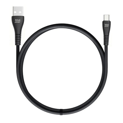 USB kabelis Blue Star PJ-DG4-A USB-A to Lightning 1.0m juodas
