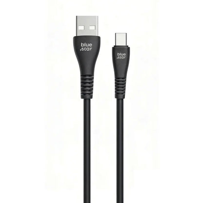 USB kabelis Blue Star PJ-DG4-A USB-A to Lightning 1.0m juodas