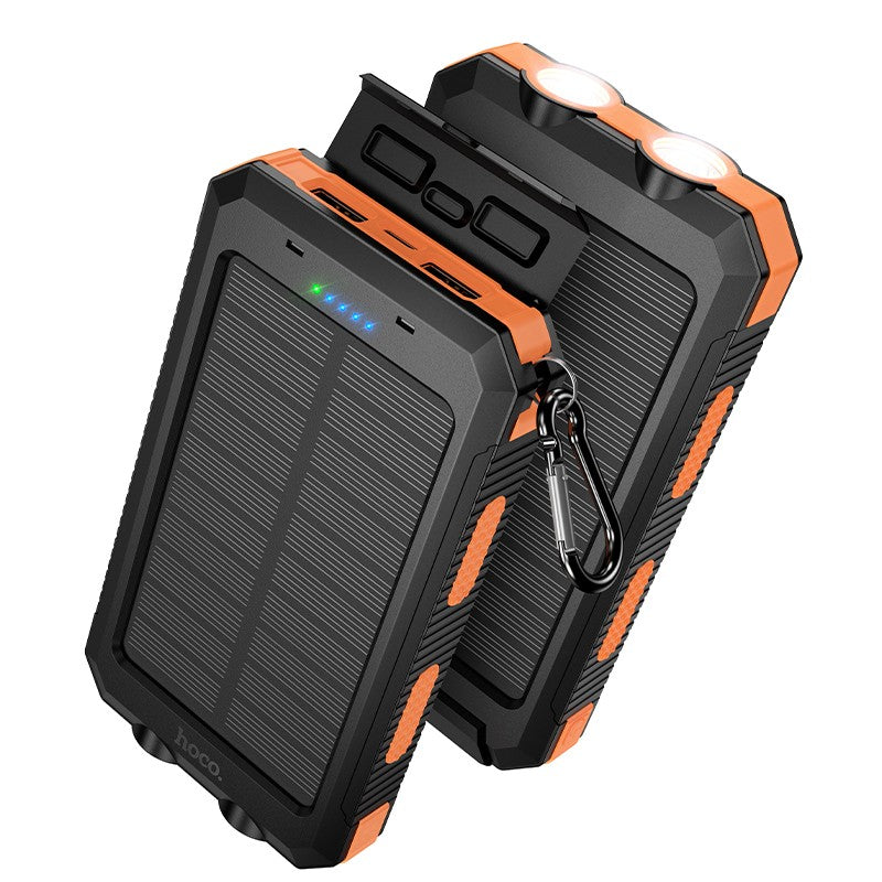 Išorinė baterija Power Bank Hoco J164 Solar 10W 8000mAh juoda