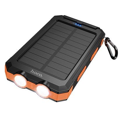 Išorinė baterija Power Bank Hoco J164 Solar 10W 8000mAh juoda