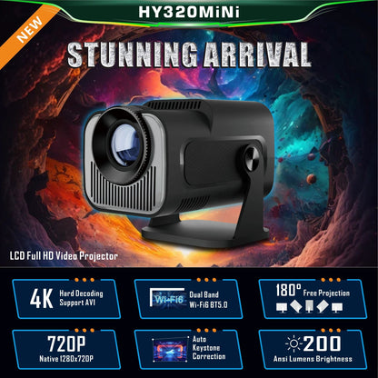 Projektorius HY320 Mini juodas