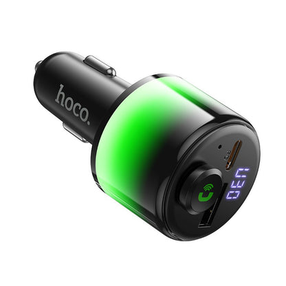 FM bangų moduliatorius Hoco E166 42W USB-C/USB-A