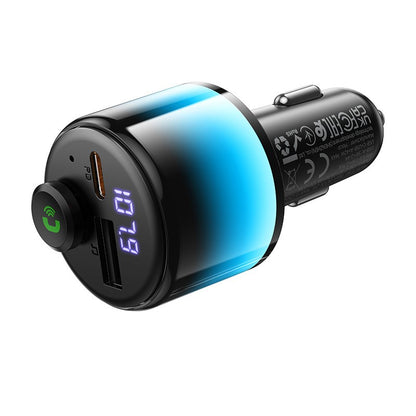 FM bangų moduliatorius Hoco E166 42W USB-C/USB-A
