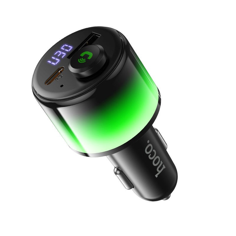 FM bangų moduliatorius Hoco E166 42W USB-C/USB-A