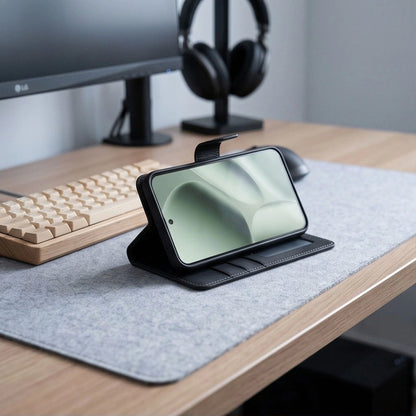 Dėklas Tech-Protect Wallet Google Pixel 11 Pro XL juodas