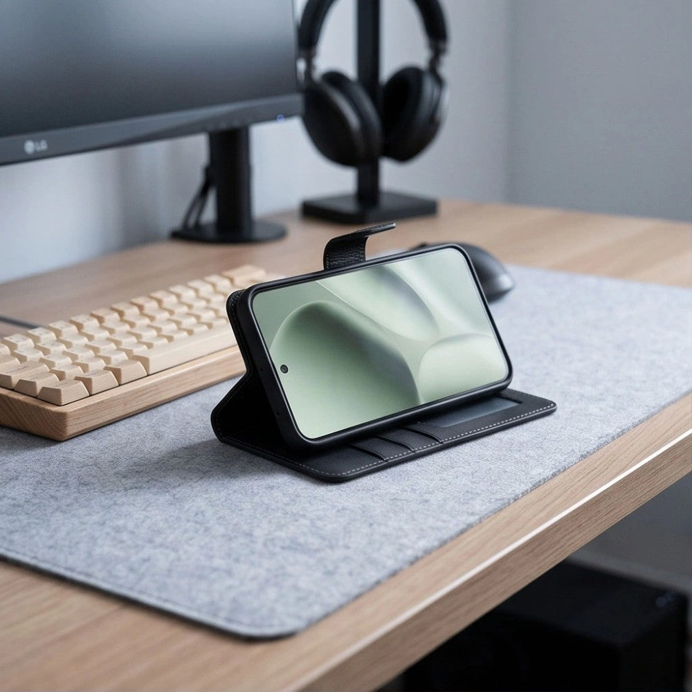 Dėklas Tech-Protect Wallet Google Pixel 11/11 Pro juodas