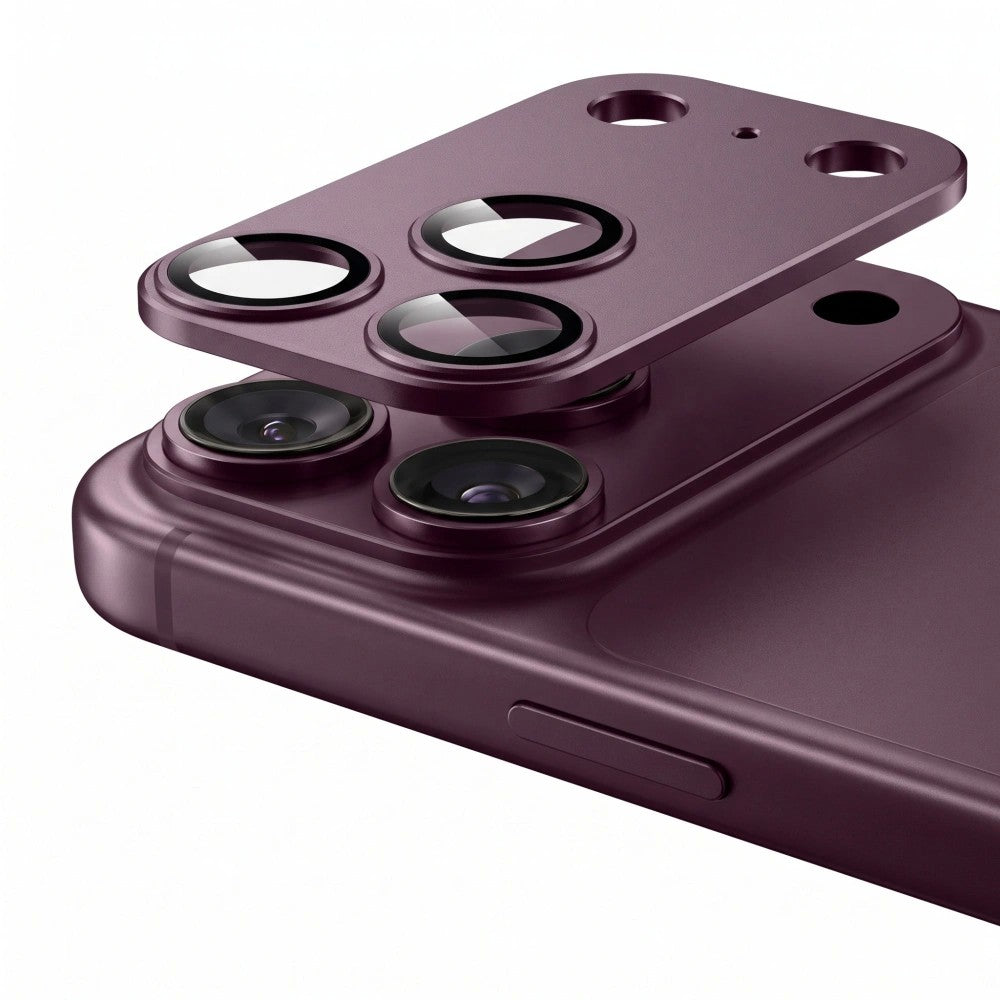 Kameros apsauga Tech-Protect CamFull Fit+ Apple iPhone 18 Pro Burgundy