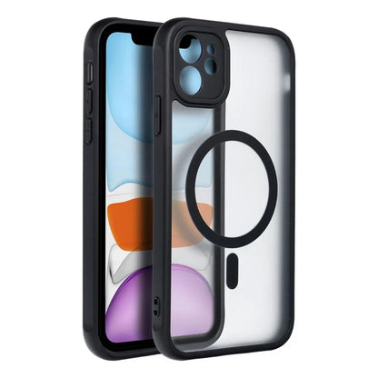 Dėklas Matte MagSafe Apple iPhone 11 juodas