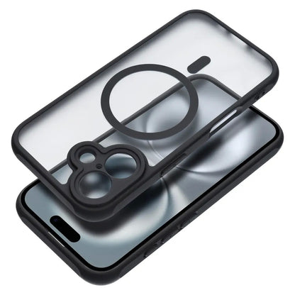 Dėklas Matte MagSafe Apple iPhone 16 juodas
