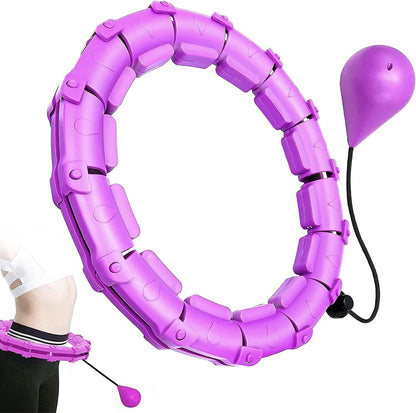 Masažuojantis gimnastikos lankas Smart Hula Hoop M1 violetinis Default Title