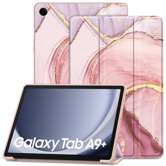 Dėklas Tech-Protect SmartCase Samsung X210/X215/X216 Tab A9 Plus 11.0 marble Planšetinių kompiuterių dėklai - Default Title  