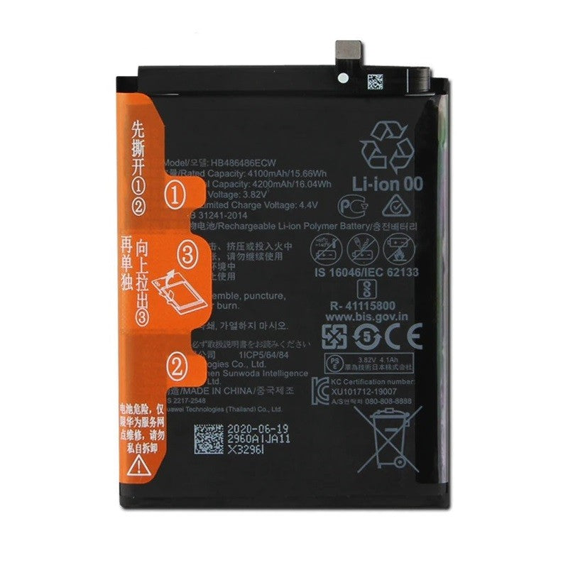Akumuliatorius Huawei P30 Pro/Mate 20 Pro 4100mAh HB486486ECW OEM Default Title