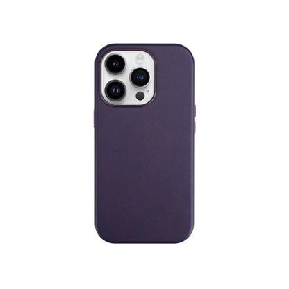 Dėklas Mag Leather Case Apple iPhone 16 tamsiai violetinis Default Title
