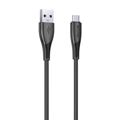 USB kabelis Awei CL-182M USB to MicroUSB 1.0m juodas Default Title
