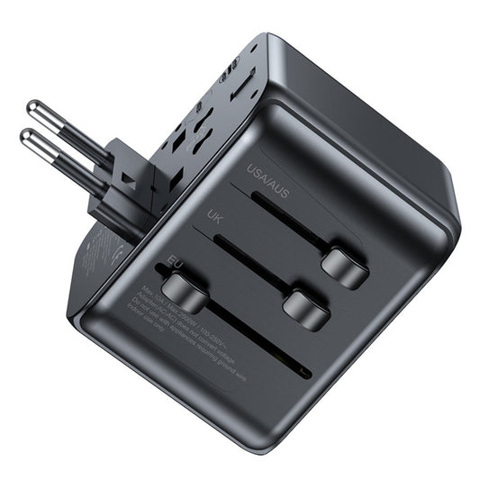 Universalus kelioninis įkroviklis Awei C-39 35W GaN 2xUSB-A/3xUSB-C juodas Default Title