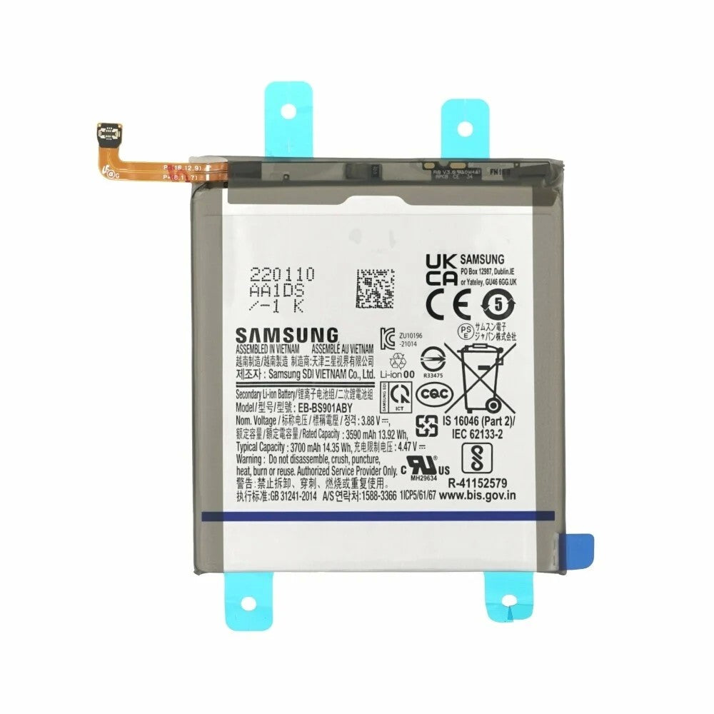 Akumuliatorius Samsung S901 S22 5G 3700mAh EB-BS901ABY (service pack) Default Title