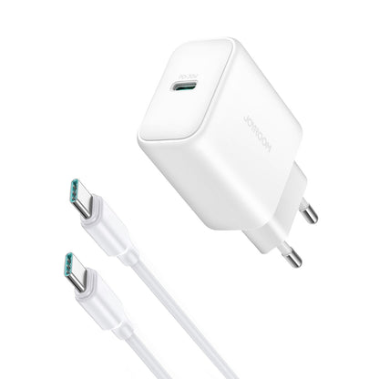 Įkroviklis Joyroom JR-TCF24 30W USB-C + USB-C to USB-C cable 1.0m baltas Default Title